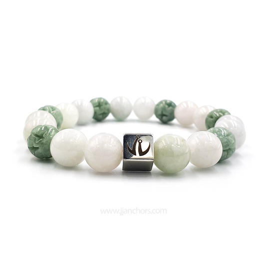 Lewis - Siberian White & Green Nephrite Jade