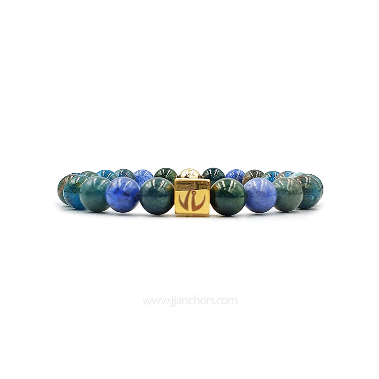 Health Bracelet with 12K Gold