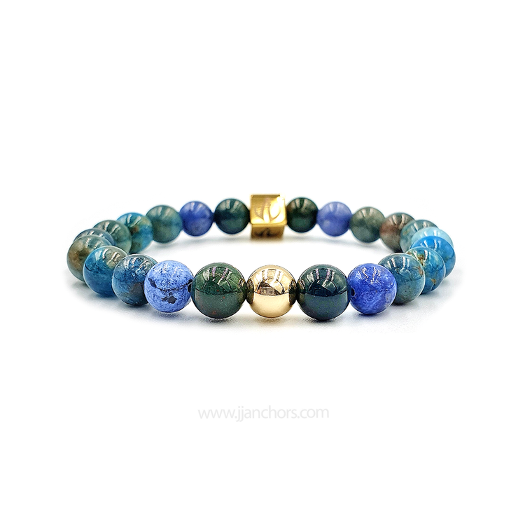 Health Bracelet with 12K Gold