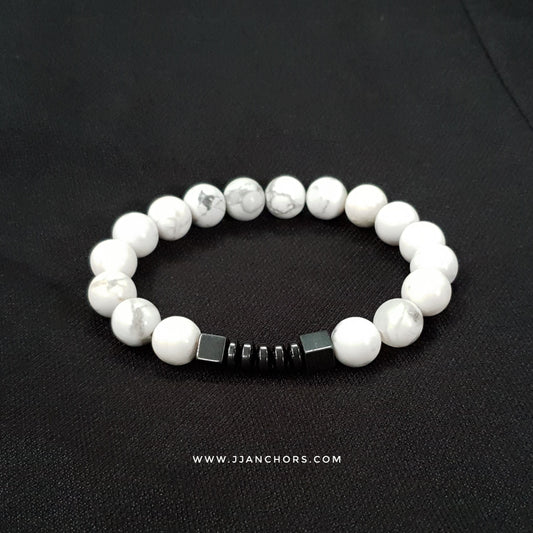 Henry II -Howlite | Hematite
