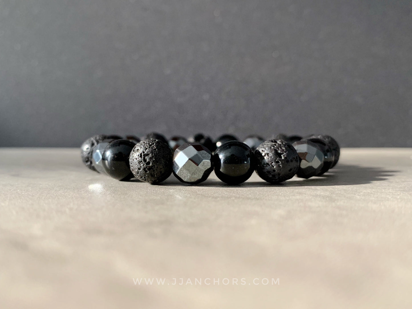 Thiago - Black Onyx | Lava Stone | Hematite