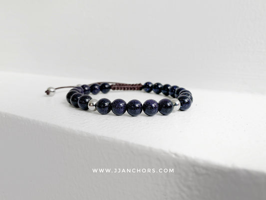 Braxton - Blue Sandstone | Stainless Steel