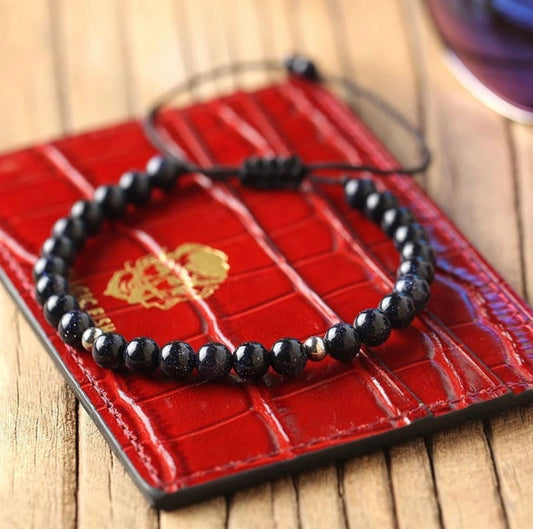 Braxton - Blue Sandstone | Stainless Steel