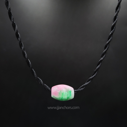 Jadeite Jade Necklace with 12K Gold