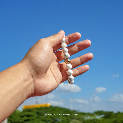 Henry III - Howlite | 14K Gold