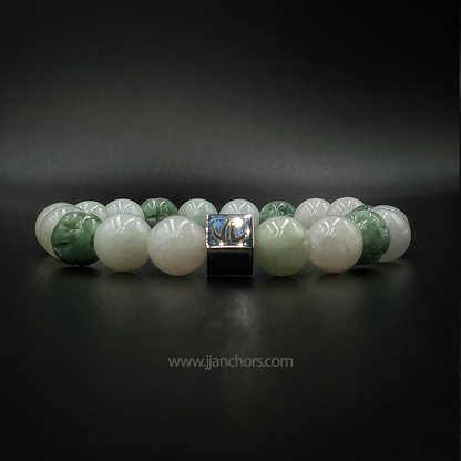 Lewis - Siberian White & Green Nephrite Jade