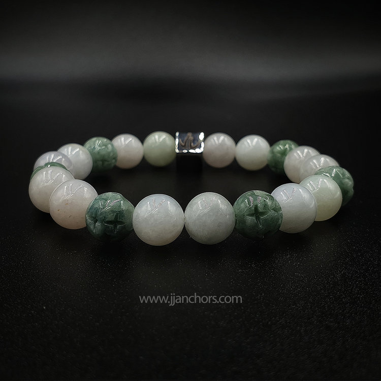 Lewis - Siberian White & Green Nephrite Jade