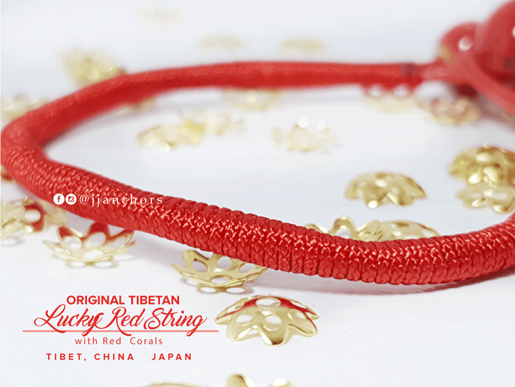 Original Tibetan Lucky Red String [pair]