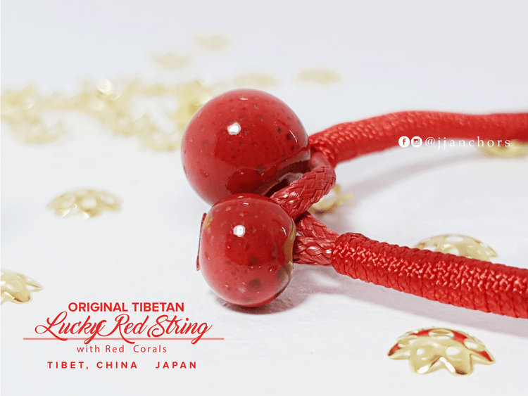 Original Tibetan Lucky Red String [pair]