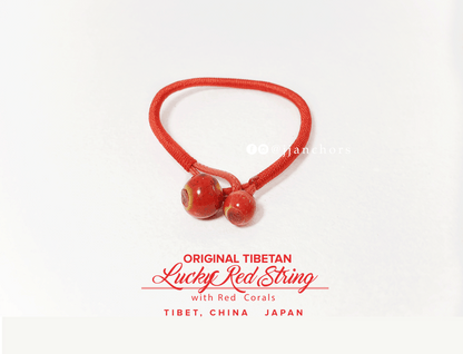 Original Tibetan Lucky Red String [pair]