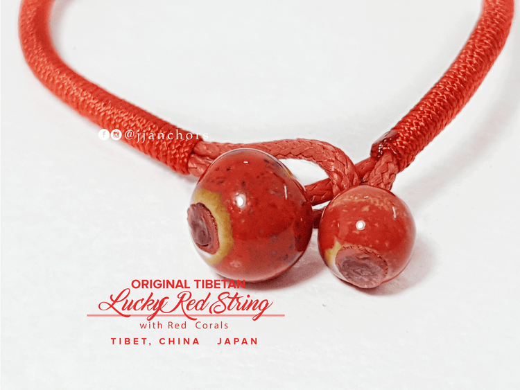 Original Tibetan Lucky Red String [pair]