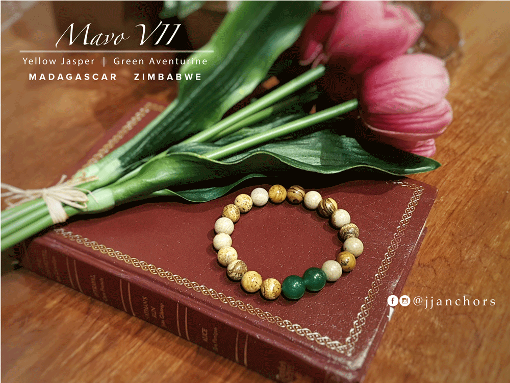 Mavo VII - Yellow Jasper | Green Aventurine