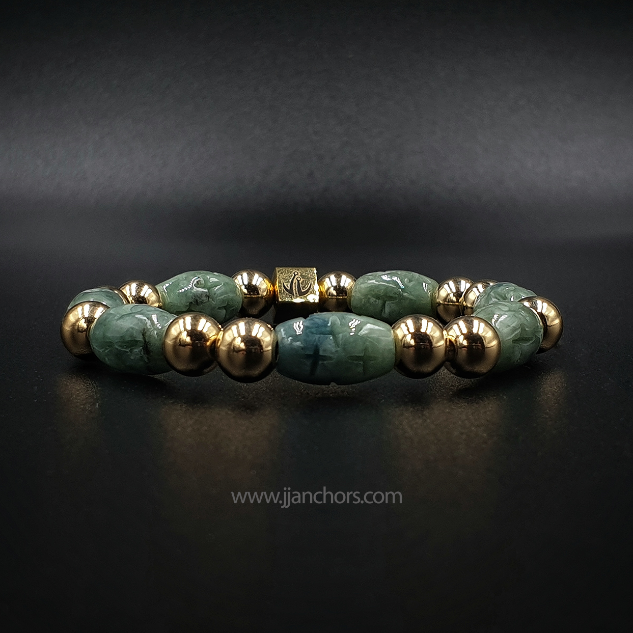 Ouisa - New Zealand Mountain Jade | 12K Gold