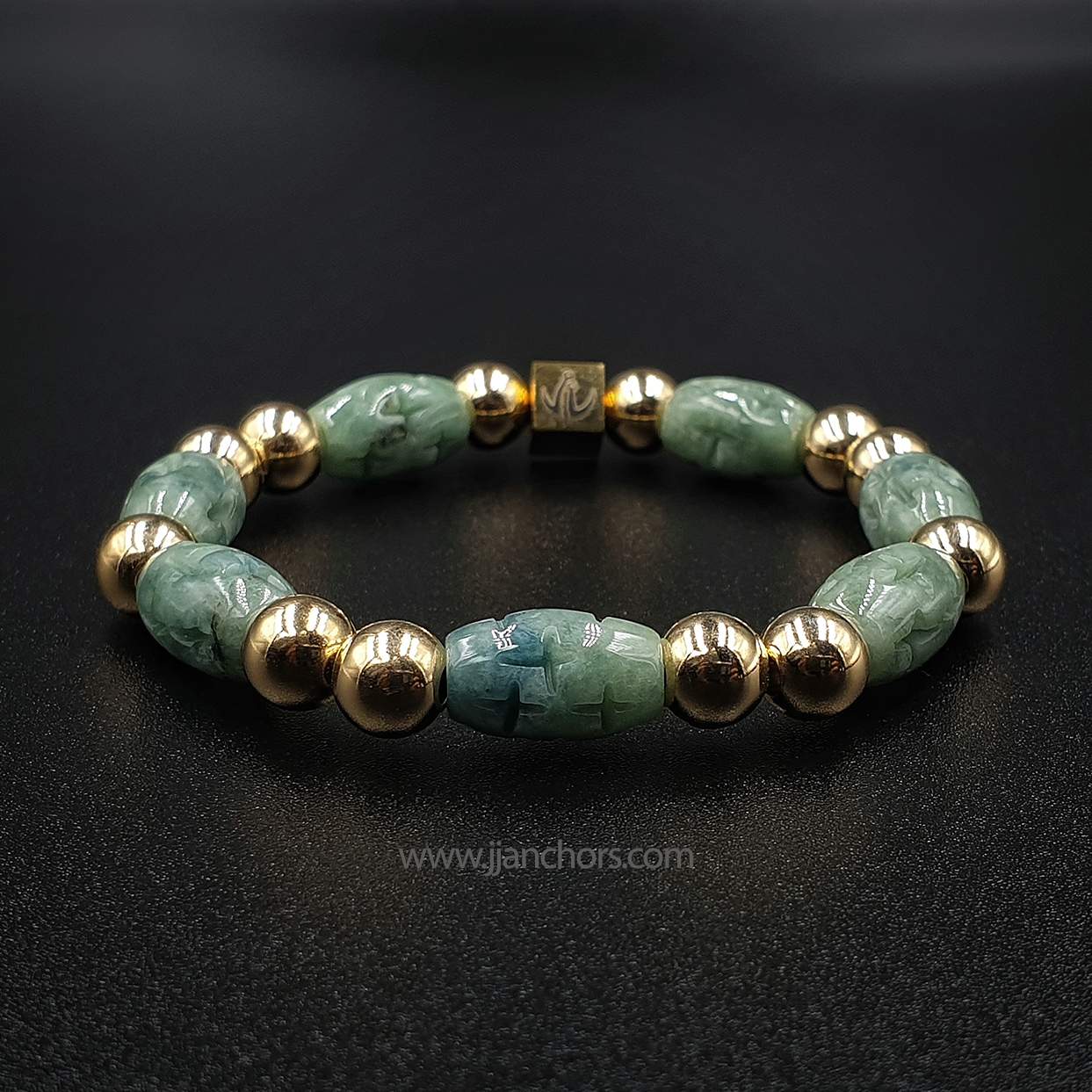 Ouisa - New Zealand Mountain Jade | 12K Gold
