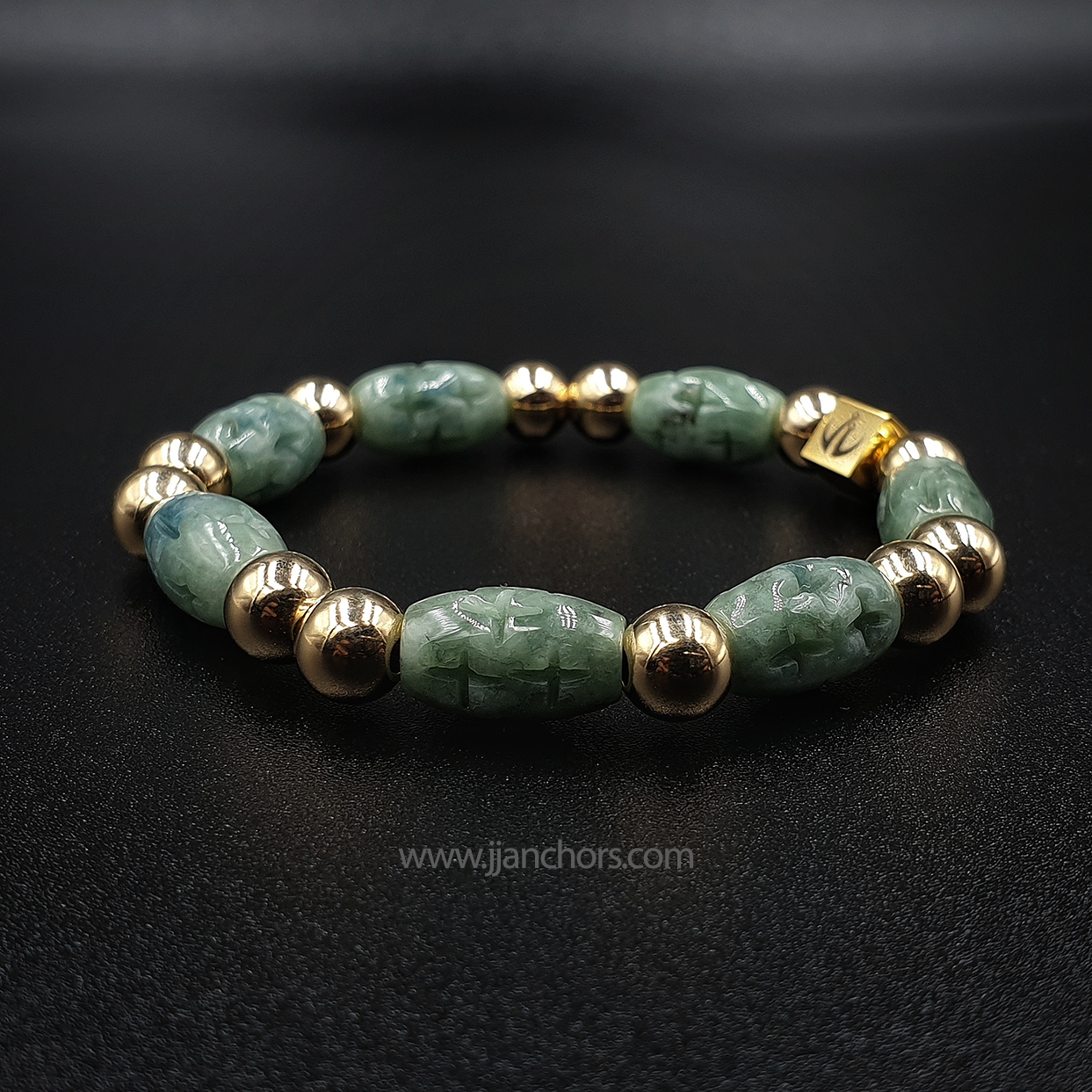 Ouisa - New Zealand Mountain Jade | 12K Gold