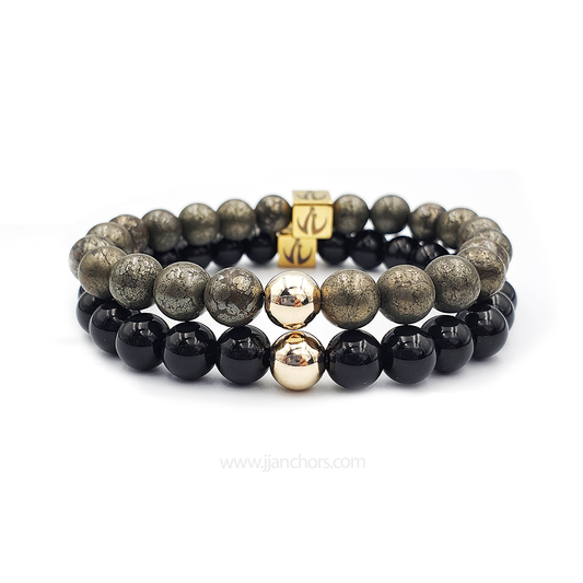 Psychic Protection Bracelet with 12K Gold