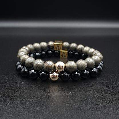 Psychic Protection Bracelet with 12K Gold
