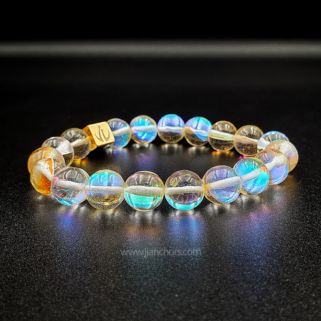 Natural Blue Aqua Aura Quartz Crystal 6 8 10 12 MM Diy Bracelet Necklace  Round Branelli