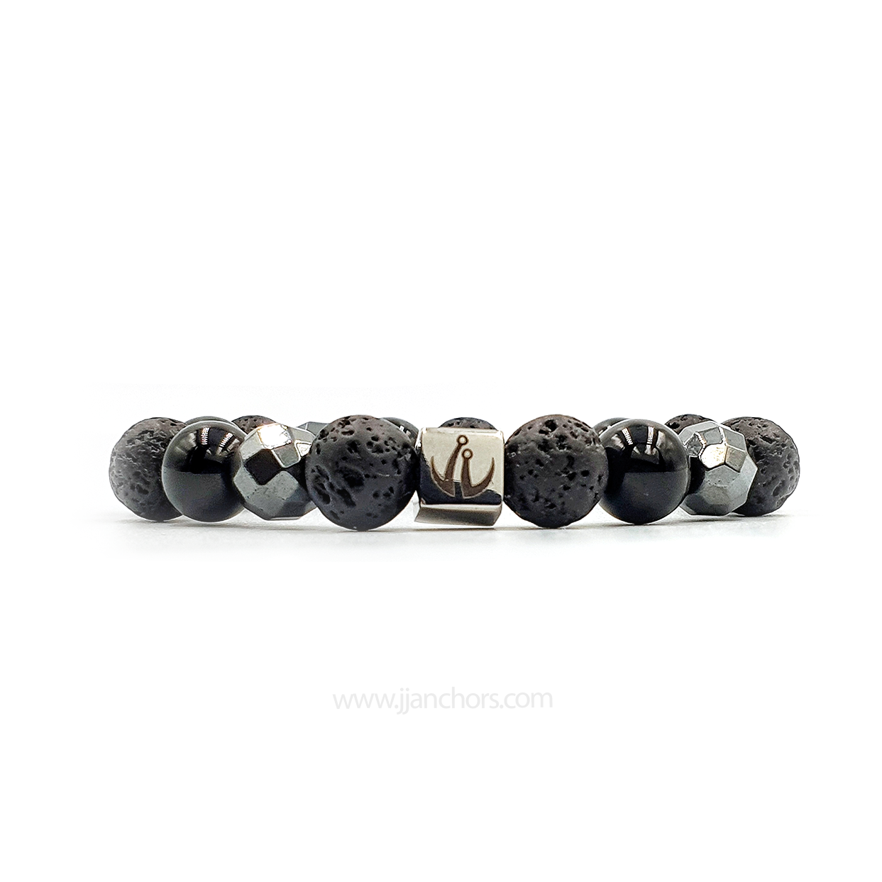 Thiago - Black Onyx | Lava Stone | Hematite