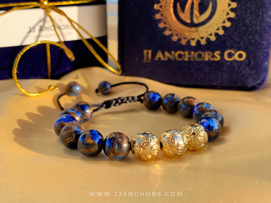 Gonzalo I - Muzo Sapphire & 24 karat Money Balls