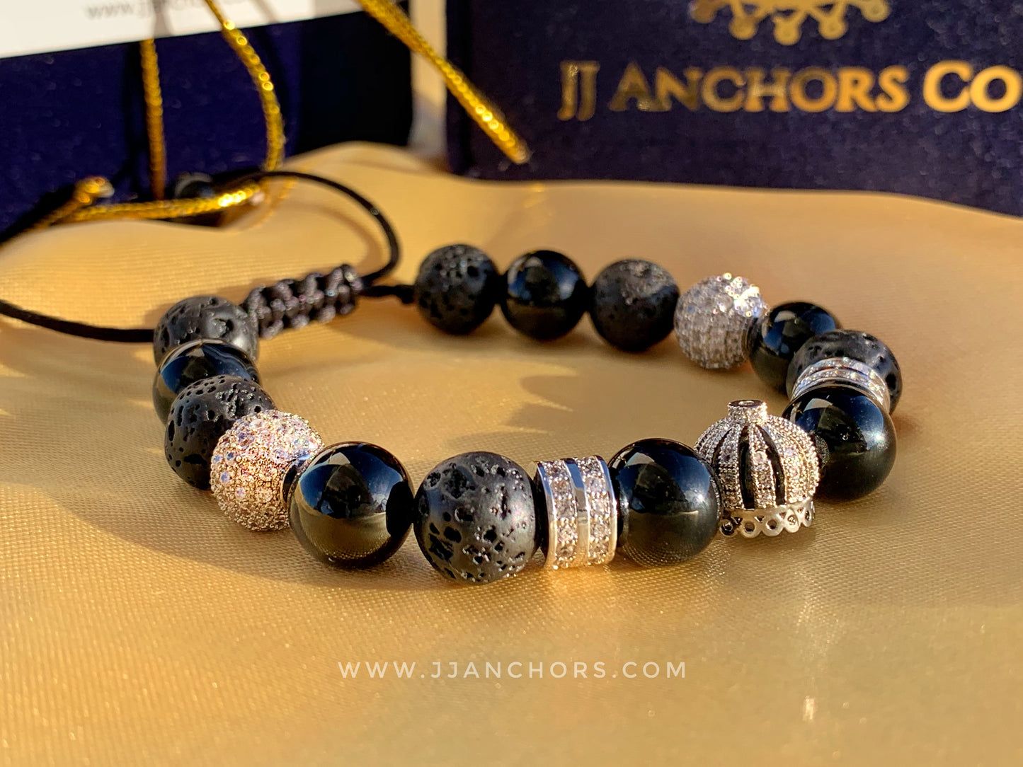 Ares - Black Onyx | Stainless Steel | Cubic Zirconia