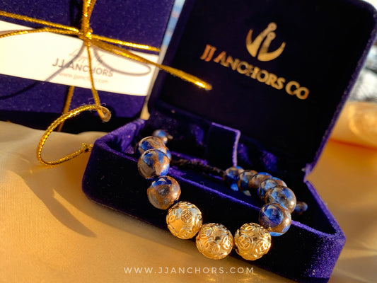 Gonzalo I - Muzo Sapphire & 24 karat Money Balls