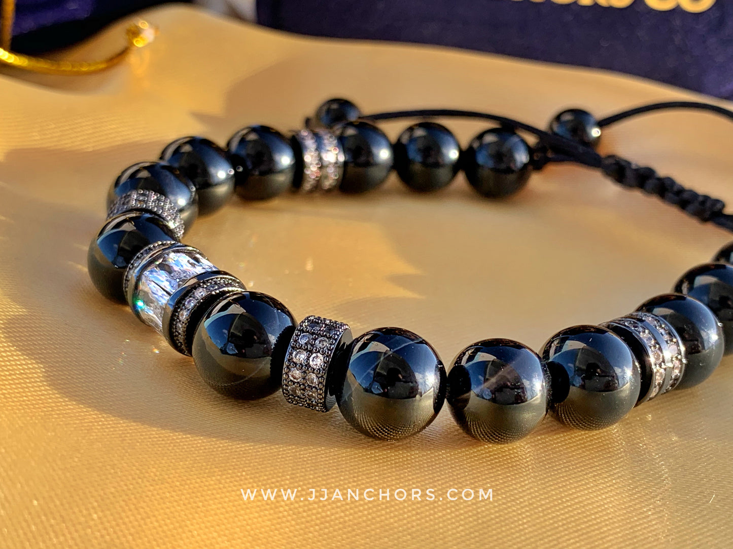 Aldo - Black Onyx | Jet Black Stainless Steel | Cubic Zirconia