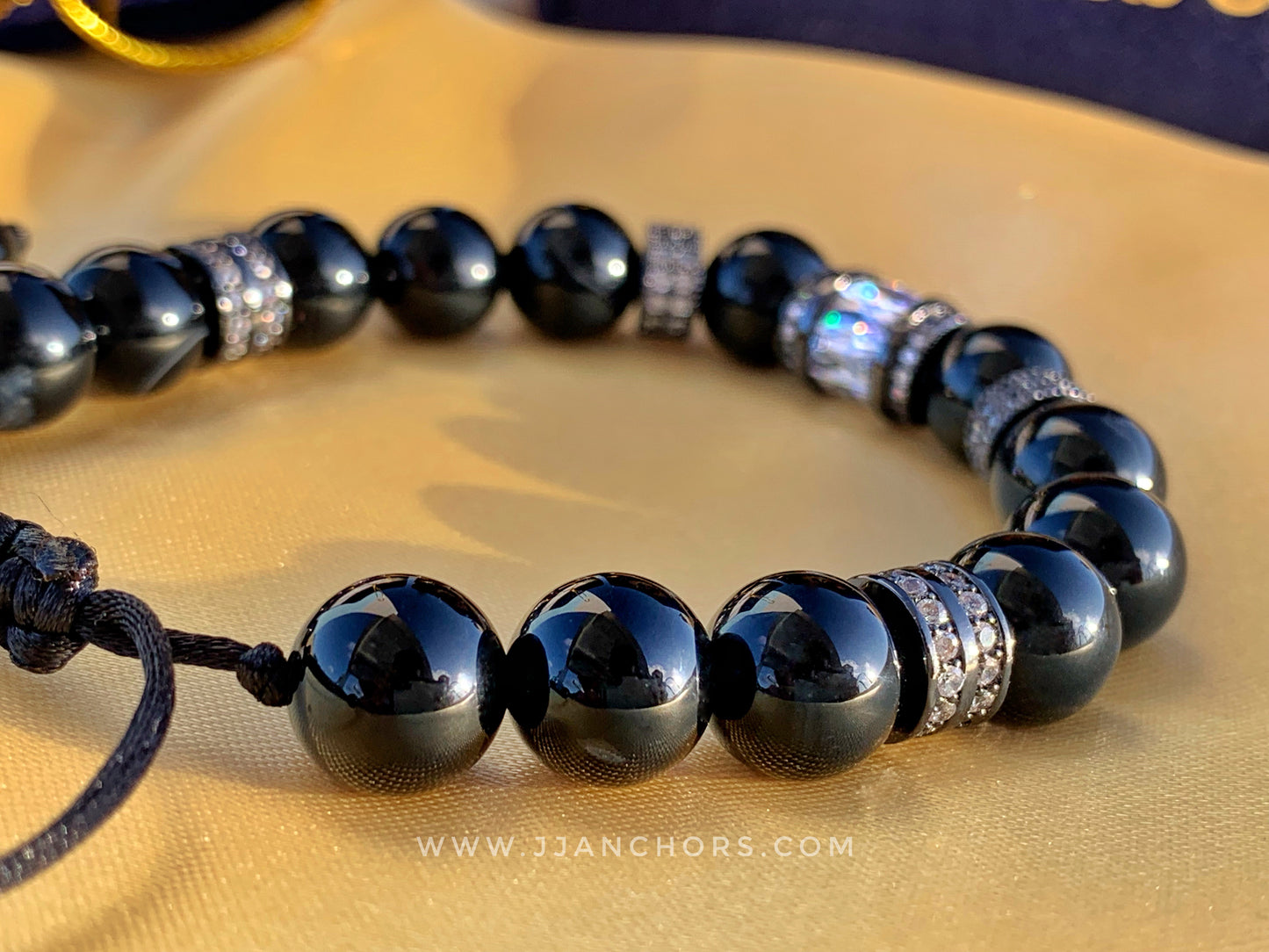 Aldo - Black Onyx | Jet Black Stainless Steel | Cubic Zirconia